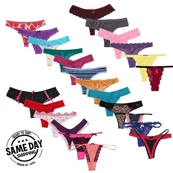 5 pack sexy thong Variety Pack2