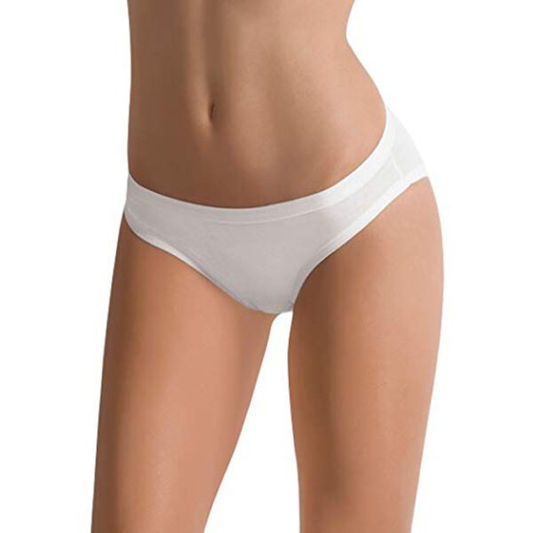 COTONELLA Sexy Fitted White Cotton Thong 2