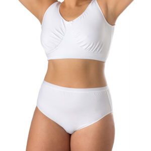 Cool Plain Pack Of 2 Plus Size Brief 1 Free Bra 1