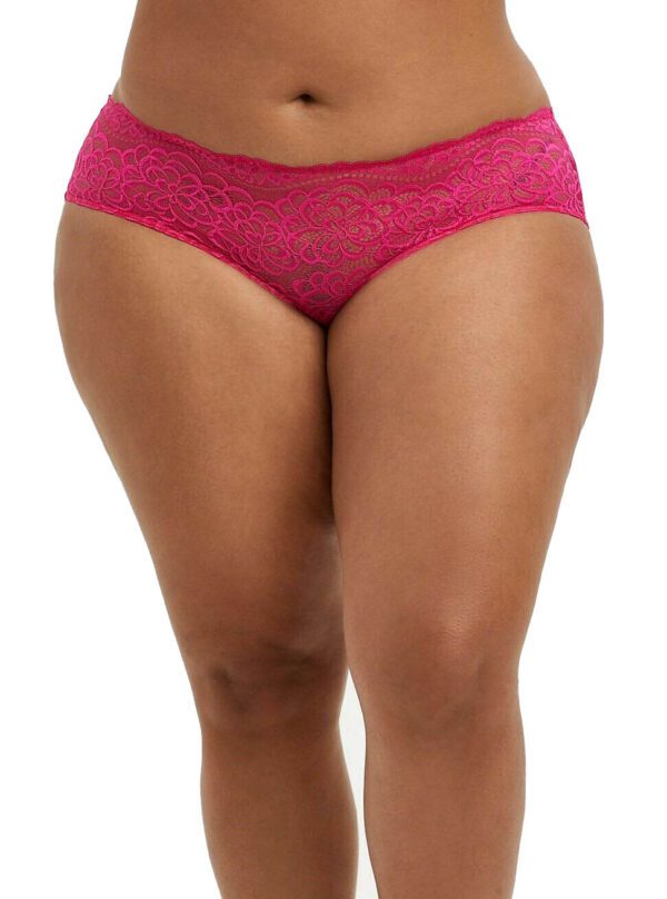 Extra plus size sexy cage back lace panties 1