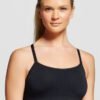 Black Spaghetti Straps Cami Bra