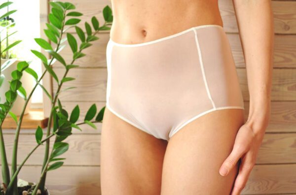 Flirty fully transparent bridal panty underwear lingerie2