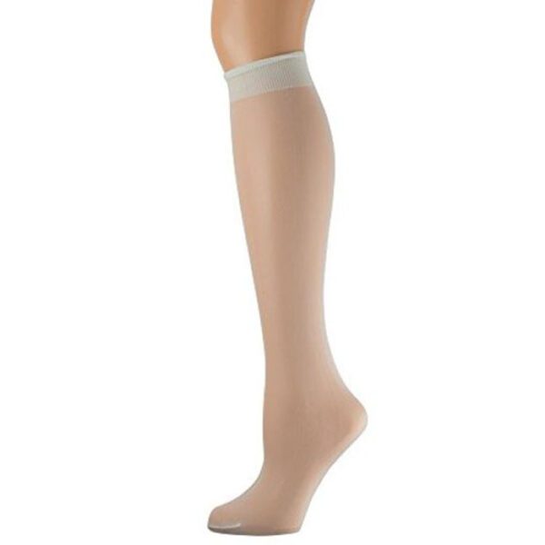 Hanes Silk Reflections Opaque Knee High Socks 2
