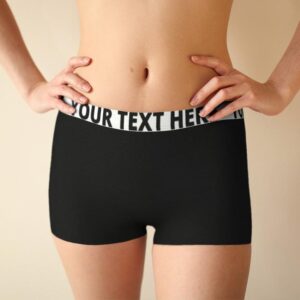 Personalized Waistband Solid Color Boy Short 2