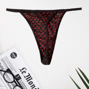 Print Mesh Lace G String 3