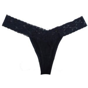 Seductive v cut lace trim thong panty underwear 1