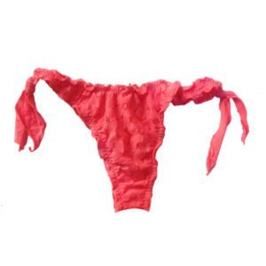 SiSi Ruffle Thread Embroidery Bikini Bottom 2