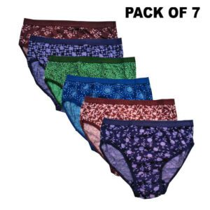 Womens Mix Color Hipsters Panties Lot Of 7 2