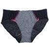 Checkered See-through Hipster Panty