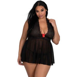 19003- Women's Halter Neck Babydoll